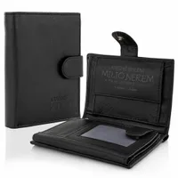 Skórzany PORTFEL MĘSKI PREZENT na URODZINY TATY WALENTYNKI GRAWER GRATIS