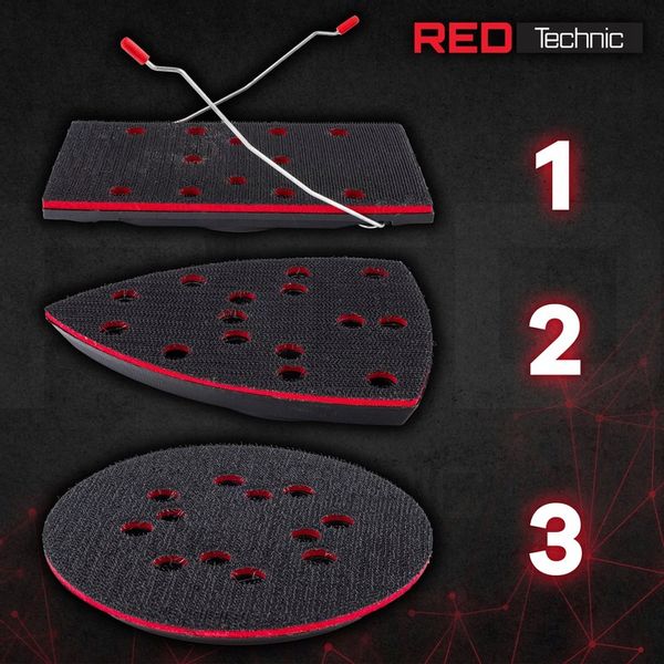 SZLIFIERKA MIMOŚRODOWA OSCYLACYJNA 125mm 1300W 3W1 3 PADY REGULACJA 6 x PAP zdjęcie 15