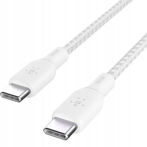 Belkin - Kabel Boost - USB-C do USB-C PD, 5A 100W, z oplotem nylonowym, 2 m na Arena.pl