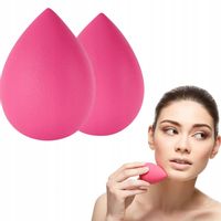 GĄBKA BLENDER DO MAKIJAŻU RÓŻOWA 2SZT MAKE-UP