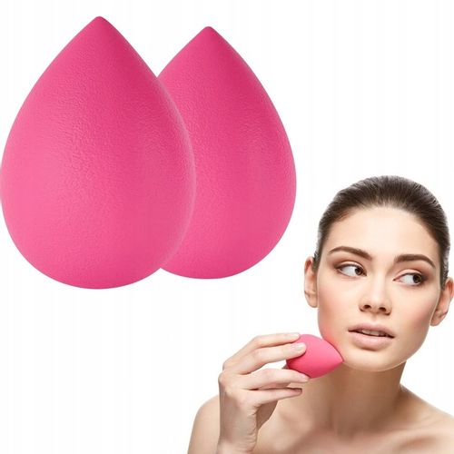 GĄBKA BLENDER DO MAKIJAŻU RÓŻOWA 2SZT MAKE-UP na Arena.pl