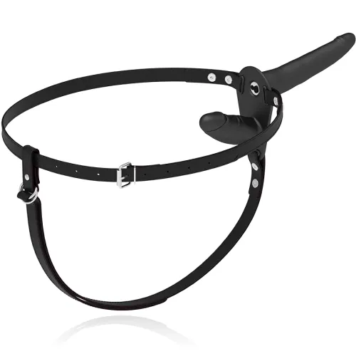 fetish submissive harness double system czarny, wibracja, regulowany na Arena.pl