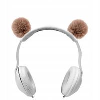 SŁUCHAWKI PRZEWODOWE USZY MISIA POMPONY DZIECI DMZ-10A
