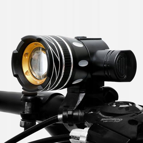Lampa Rowerowa Przednia + Tylna na Kierownicę Akumulatorowa USB Latarka LED na Arena.pl
