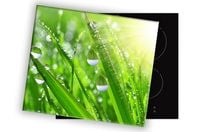 SZKLANA DESKA NA KUCHENKĘ 60x52 069A TRAWA