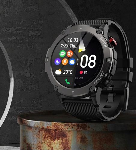 SMARTWATCH ZEGAREK POLSKIE MENU ROZMOWY SPORT SMART WATCH MĘSKI C21 na Arena.pl