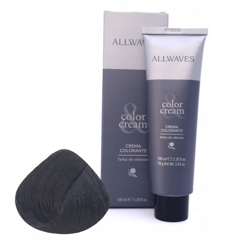 ALLWAVES Farba do włosów 1.0 - Czarny - 100ml na Arena.pl