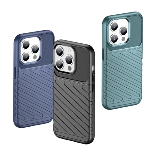 pancerne etui iphone 15 pro thunder case - niebieskie na Arena.pl