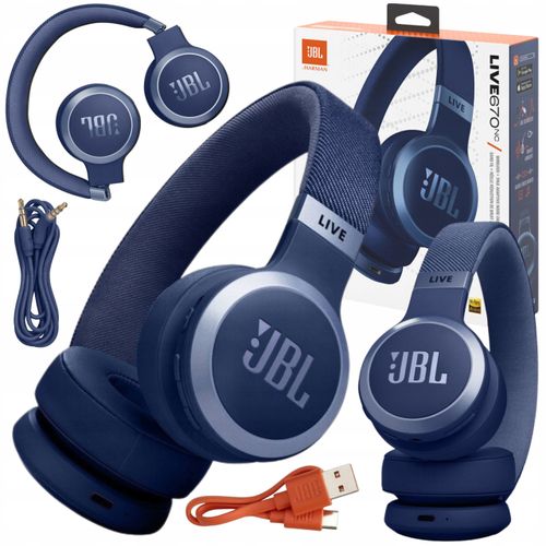 Słuchawki Bluetooth JBL Live 770NC Niebieski na Arena.pl
