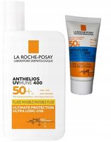 LA ROCHE ANTHELIOS UVMUNE 400 Niewidoczny Fluid SPF50+ 50ml + GRATIS