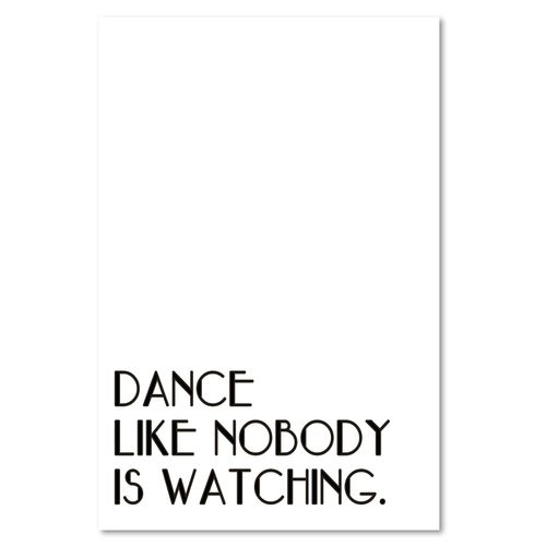 Deco Panel, Typografia dance 40x60 na Arena.pl