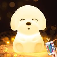 LAMPKA NOCNA LED KAWAII 16 KOLORÓW SILIKONOWA
