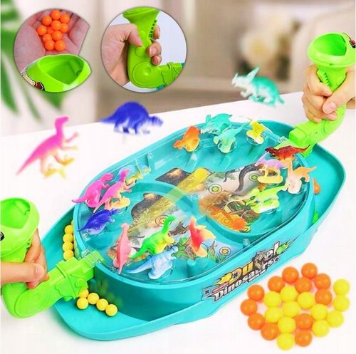 DINOZAURY GRA ZRĘCZNOŚCIOWA BITWA DINO STRZELANKA INTERAKTYWNA WOOPIE na Arena.pl