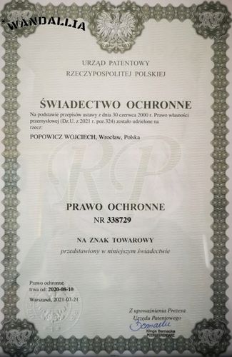 WANDALLIA Spinki do mankietów SP-MN-699 Owalne Złote Klasyczne Męskie na Arena.pl