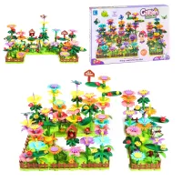 DLA DZIECI  KREATYWNE KLOCKI KWIATKI