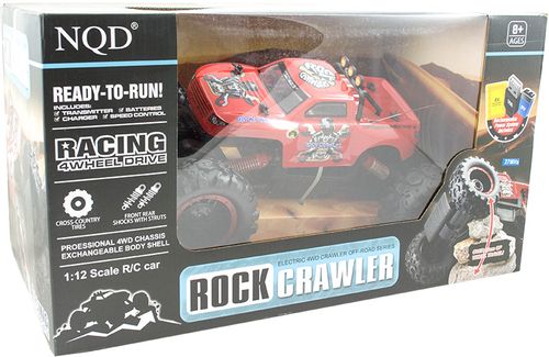 Samochód RC NQD ROCK CRAWLER KING 1:12 USB czerwon na Arena.pl