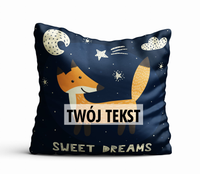 Poduszka DZIECIĘCA z Twoim napisem PD43 lisek