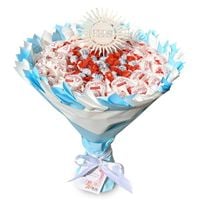 Bukiet ze słodyczy dla dziecka. Prezent na Urodziny, Imeninu, Ślub, Komunia