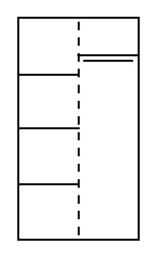 Meble TENUS 2 Szafa TSZ2D na Arena.pl