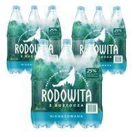 18x RODOWITA z Roztocza Naturalna Woda mineralna niegazowana 1,5 l