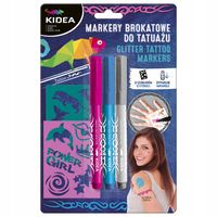 MARKERY DO TATUAŻU Z SZABLONAMI KIDEA 9888