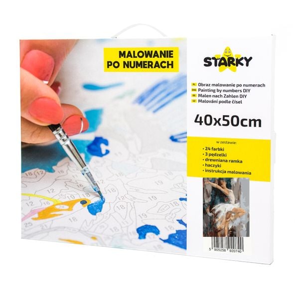 Zestaw do malowania po numerach - baletnica zdjęcie 6