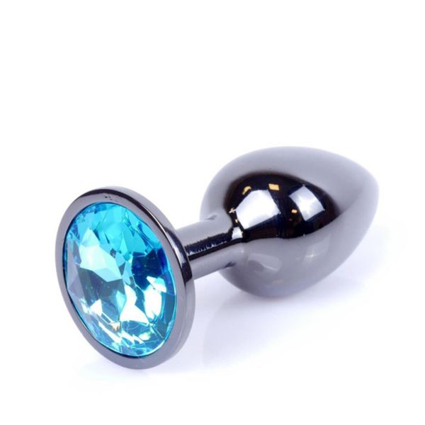 Plug-Jewellery Dark Silver Plug- Light Blue zdjęcie 10