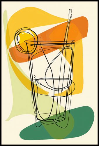 Plakat 68x101cm Koktajl Artystyczny na Arena.pl