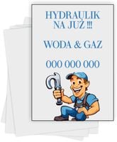 Ulotki A4 reklamowe firmowe 5000 sztuk wiele wzorów HYDRAULIK