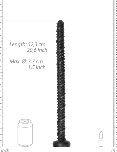 ouch! - teksturowane wężowe dildo - 55 cm na Arena.pl