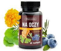 Skoczylas Na oczy (Luteina, Borówka, Zeaksantyna, Ginko Biloba) 60 kapsułek