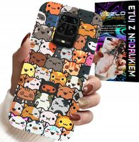 ETUI DO XIAOMI NOTE 9 PRO / 9S - PLECKI W SŁODKIE KOTKI, KOTY, OBUDOWA