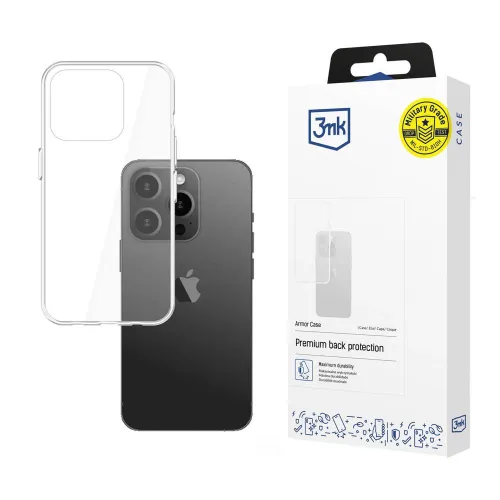Etui 3mk Armor Case na iPhone 15 Pro - przezroczyste na Arena.pl