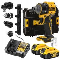 DEWALT WIERTARKO-WKRĘTARKA 18V 73NM 1650 OBR/MIN 4 GŁOWICE 2x5Ah DCD803P2T