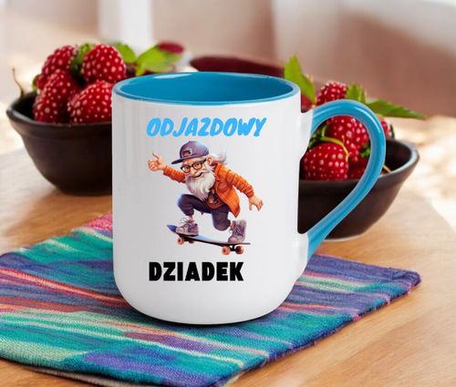 KUBEK Z NADRUKIEM ŚMIESZNY PREZENT DZIEŃ DZIADKA URODZINY IMIENINY DZIADEK na Arena.pl