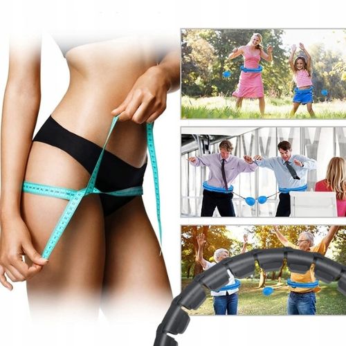 HULA HOP Z OBCIĄŻENIEM ODCHUDZAJĄCE OBCIĄZNIKIEM I WYPUSTKAMI SMART HULAHOP na Arena.pl