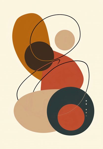 Plakat 68x98cm Geometria Harmonii zdjęcie 1