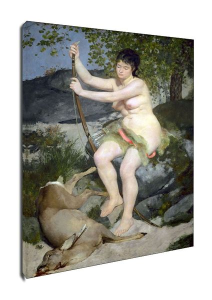 Diana, Auguste Renoir - obraz na płótnie 90x120 cm zdjęcie 1