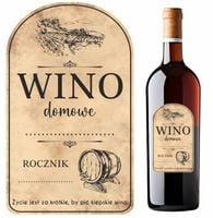 ETYKIETY NA WINO NAKLEJKI SAMOPRZYLEPNE DUŻY ROZMIAR 40 SZT.