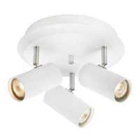 Kierunkowa lampa sufitowa Costilla do przedpokoju biała