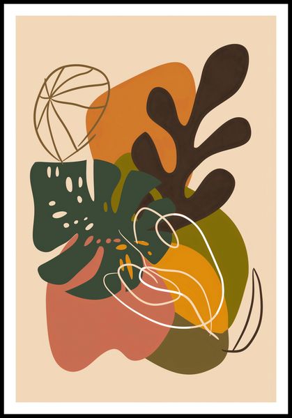 Plakat 68x101cm Leśna Kompozycja zdjęcie 3