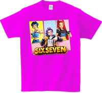 Koszulka T-shirt dla dzieci - K-POP DEMON HUNTERS - SIX SEVEN