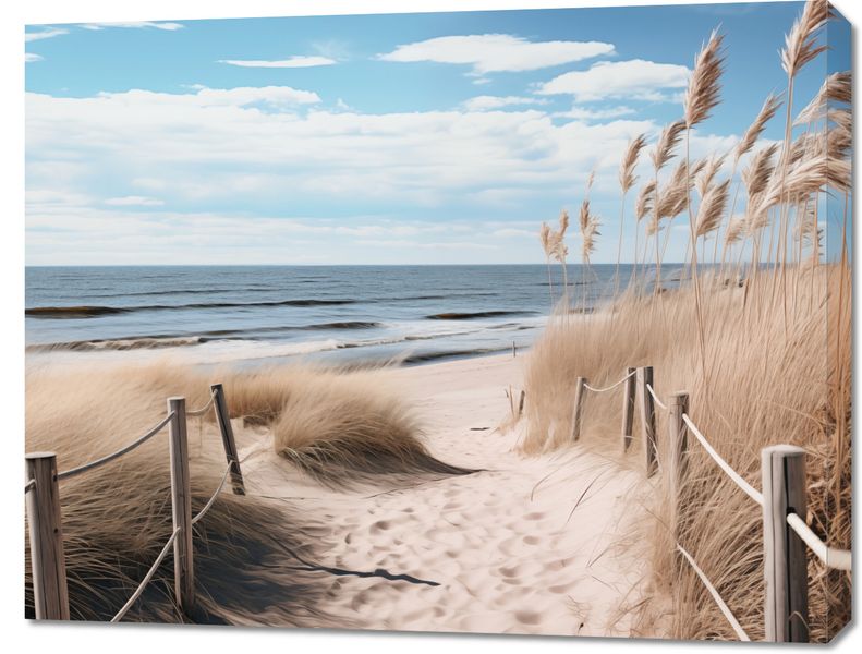 Obraz 90x70cm Nadmorski Most zdjęcie 1