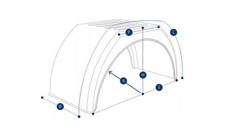 BŁOTNIK NADKOLE BLIŹNIAK 15 - 16" JAK DOMAR LAWETA na Arena.pl