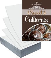 Ulotki A4 1000szt reklamowe firmowe duży wybór wzorów CUKIERNIA