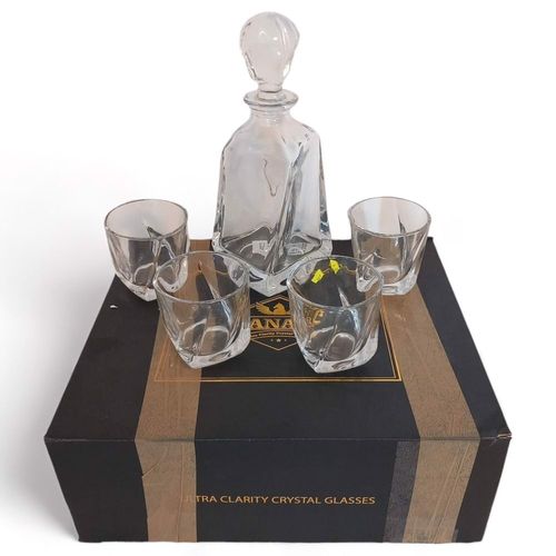 Zestaw do Whisky karafka i 4 szklanki na Arena.pl