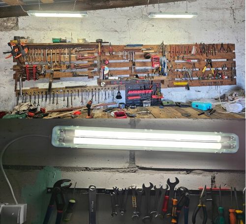 Oprawa Hermetyczna 60cm +2x Świetlówka LED Tuby Do Garażu Warsztatu na Arena.pl