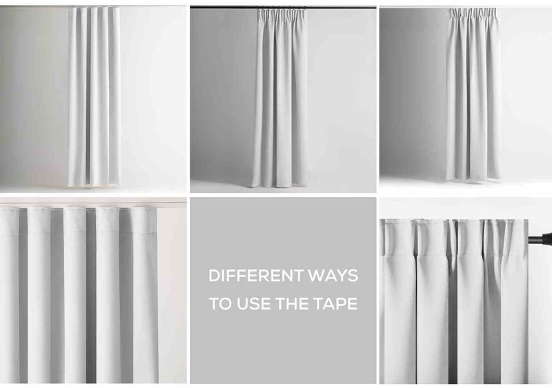 CURT/AH/BLACKOUT/PLEAT/WHITE/140X245/1PC zdjęcie 6