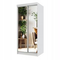 Szafa przesuwna dwudrzwiowa PARIS 125 cm lustro