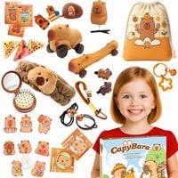 KALENDARZ ŚWIĄTECZNY KAPIBARA ADWENTOWY 24 OKIENKA PREZENT DLA DZIECI